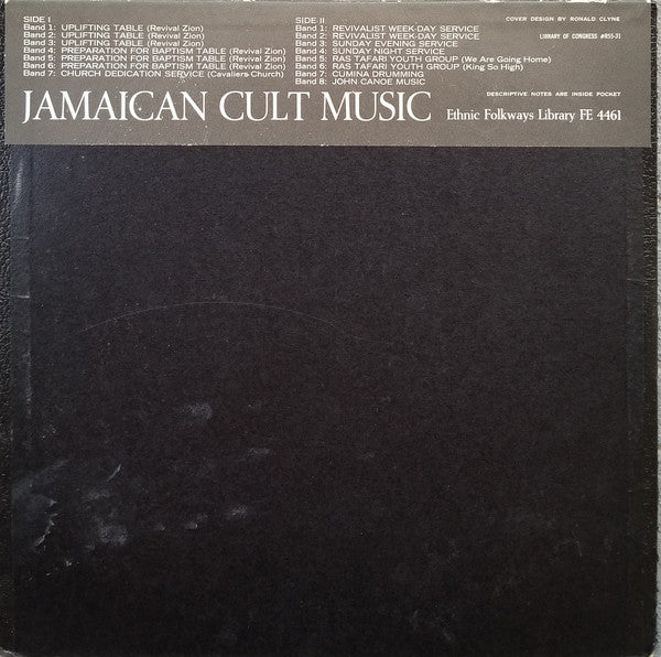 Various : Jamaican Cult Music (LP, Album, RP, Tex)