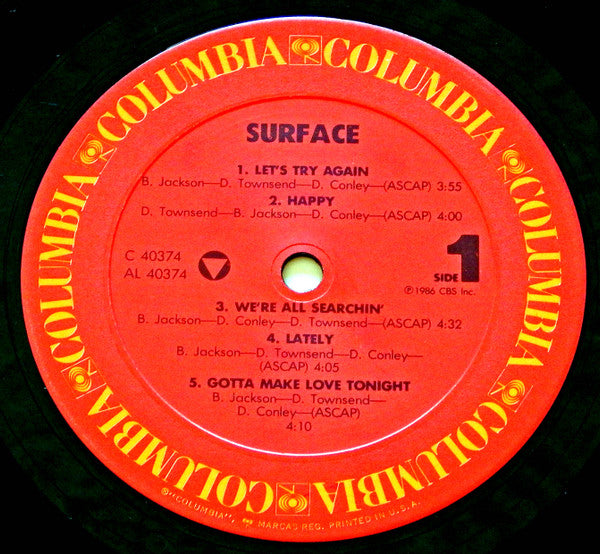 Surface : Surface (LP, Album)