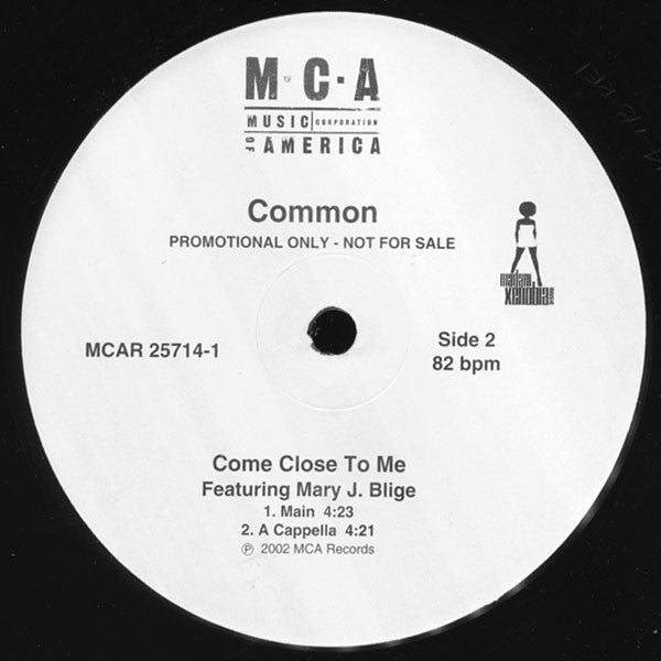 Common : Come Close To Me (12", Promo)