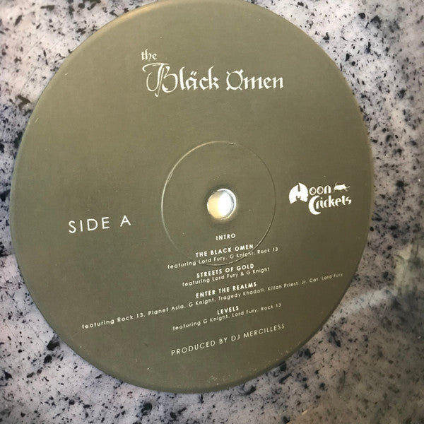 Moon Crickets (2) : The Black Omen (LP, Album, Ltd, Num)