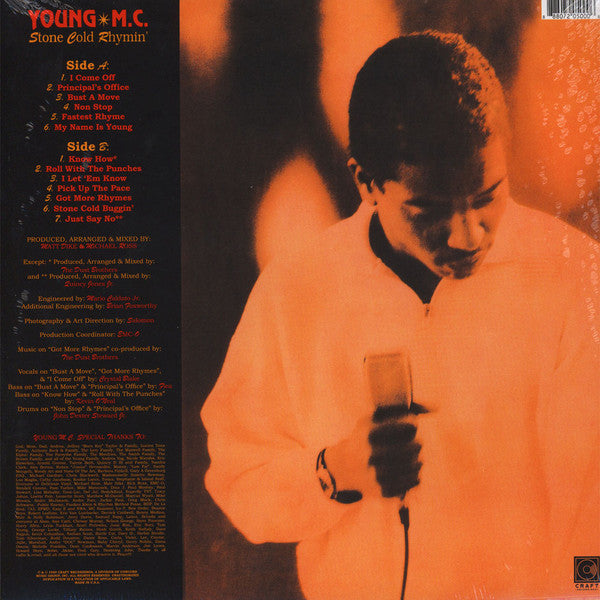 Young MC : Stone Cold Rhymin' (LP, Album, RE, RM)