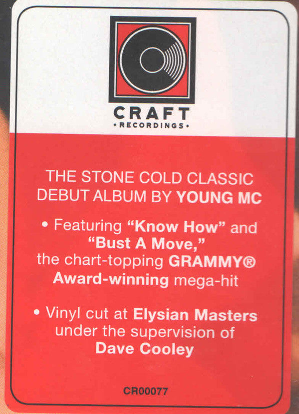Young MC : Stone Cold Rhymin' (LP, Album, RE, RM)