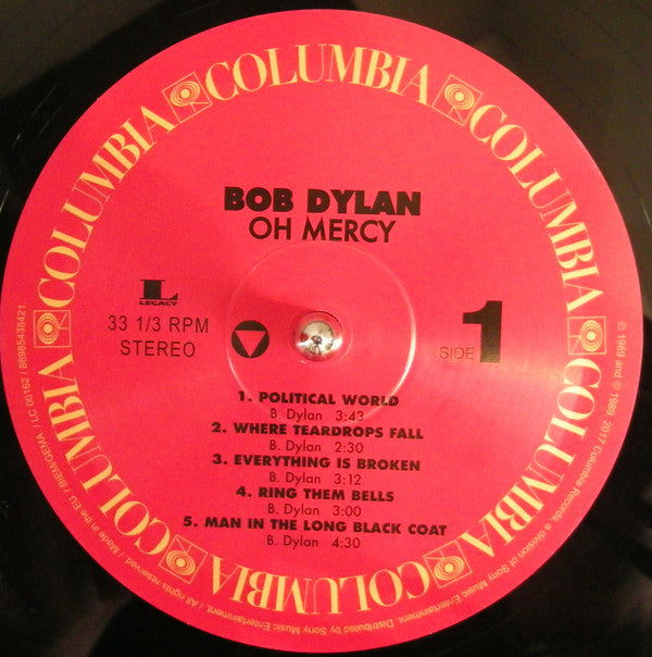 Bob Dylan : Oh Mercy (LP, Album, RE, 180)