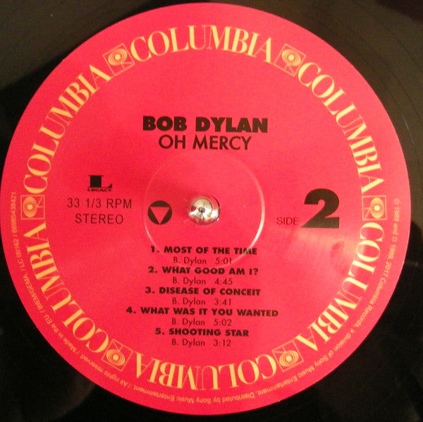 Bob Dylan : Oh Mercy (LP, Album, RE, 180)