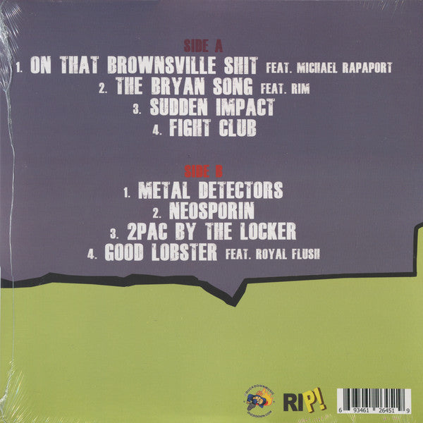 Sean Price & Illa Ghee : Metal Detectors (LP, EP, Sil)