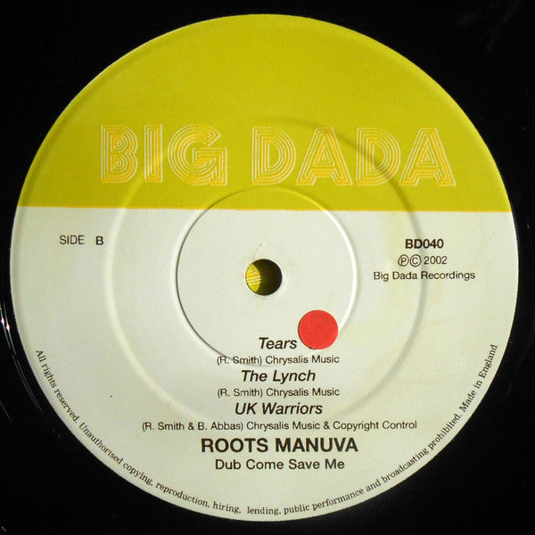 Roots Manuva : Dub Come Save Me (2x12", Album)