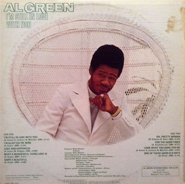 Al Green : I'm Still In Love With You (LP, Album)