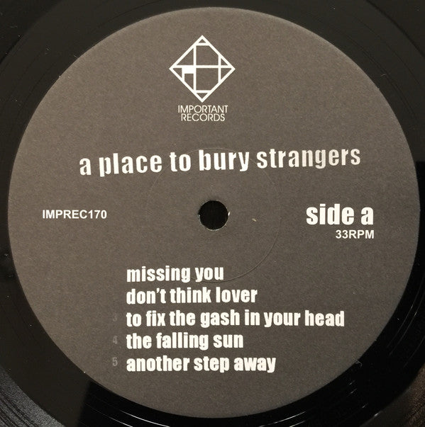 A Place To Bury Strangers : A Place To Bury Strangers (LP, Album, Ltd)