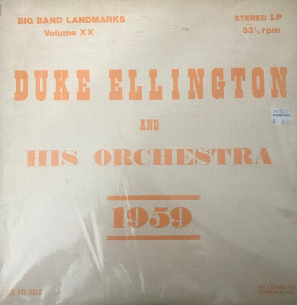 Duke Ellington And His Orchestra : 1959 (LP, Comp)