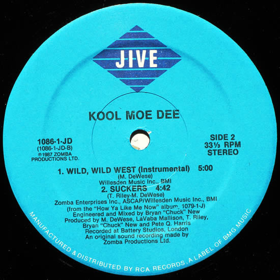 Kool Moe Dee : Wild, Wild West (12")