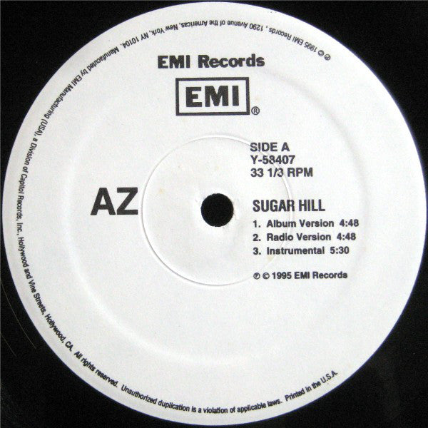 AZ : Sugar Hill / Rather Unique (12")