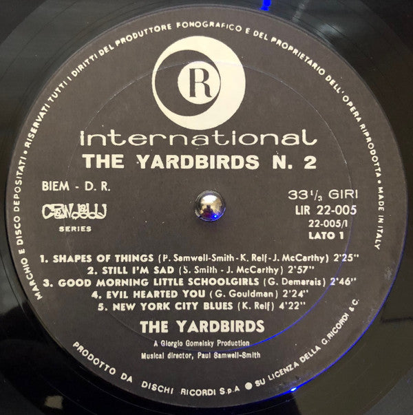 The Yardbirds : Nº 2 (LP, Comp, Mono)