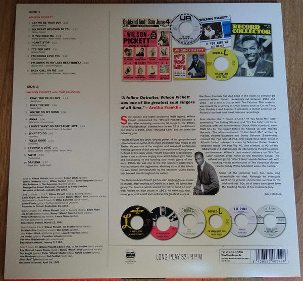 Wilson Pickett : Let Me Be Your Boy - The Early Years, 1959-1962 (LP, Comp)