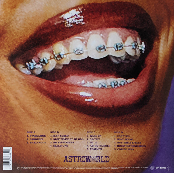 Travis Scott (2) : Astroworld (2xLP, Album, Ltd, Pur)