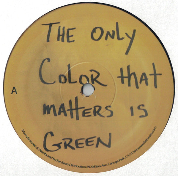 Pacewon & Mr. Green (3) : The Only Color That Matters Is Green (LP, Album, RE)