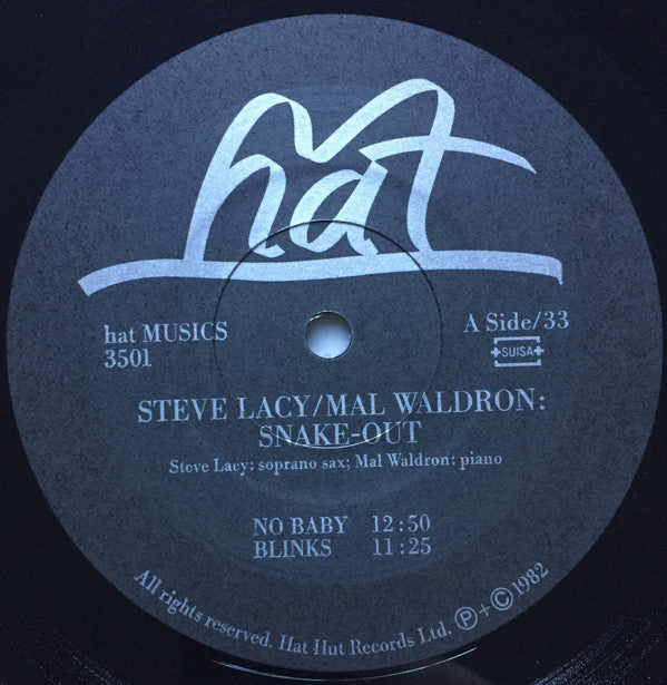 Steve Lacy / Mal Waldron : Snake-out (LP, Album)