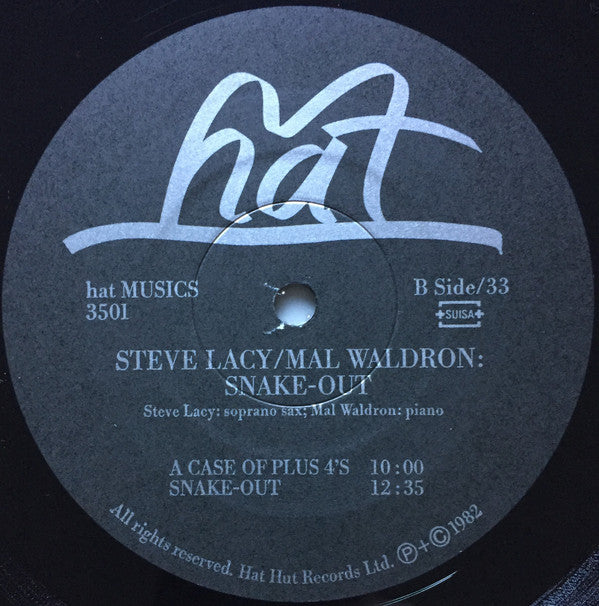 Steve Lacy / Mal Waldron : Snake-out (LP, Album)