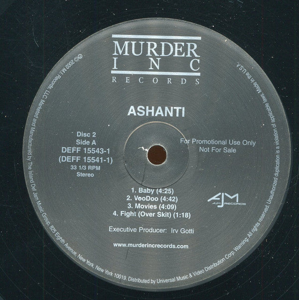 Ashanti : Ashanti (2xLP, Album, Promo)