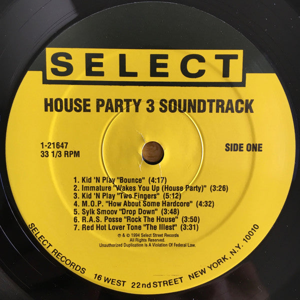 Various : House Party 3 - Soundtrack (LP, Comp)
