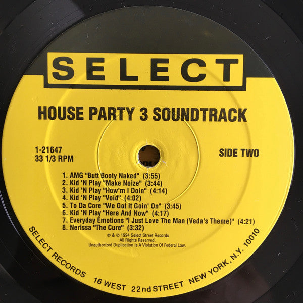 Various : House Party 3 - Soundtrack (LP, Comp)