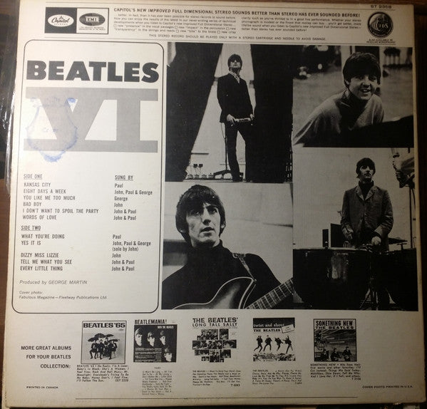 The Beatles : Beatles VI (LP, Album)