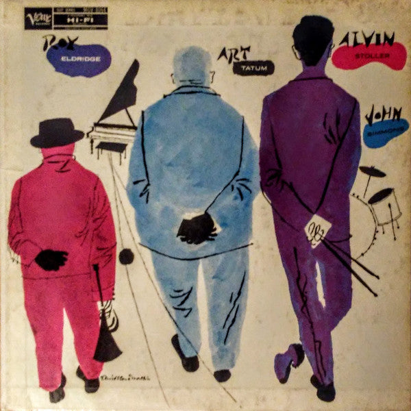 Art Tatum, Roy Eldridge, Alvin Stoller, John Simmons : The Art Tatum-Roy Eldridge-Alvin Stoller-John Simmons Quartet (LP, Album, Mono, RE)