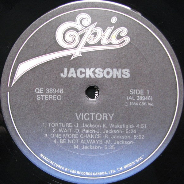 The Jacksons : Victory (LP, Album, Gat)