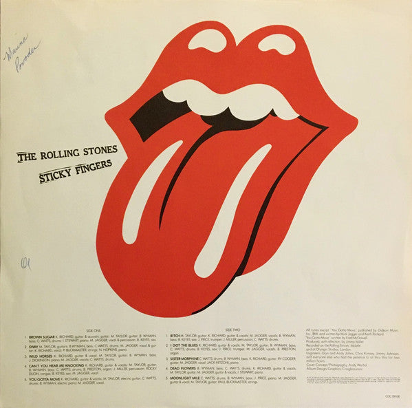 The Rolling Stones : Sticky Fingers (LP, Album, sma)