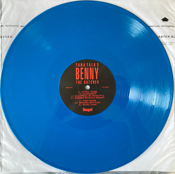 Benny (45) : Tana Talk 3 (2xLP, Album, Ltd, Num, Blu)