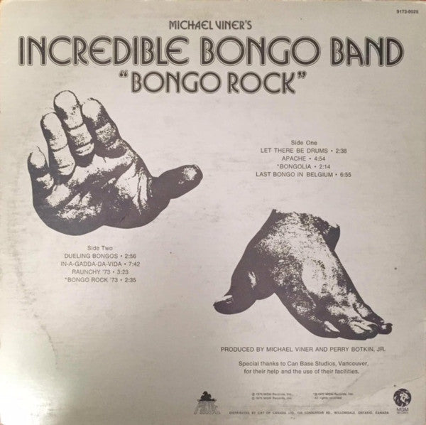 The Incredible Bongo Band : Bongo Rock (LP, Album)