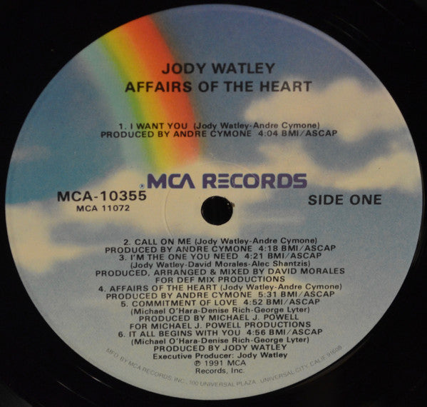 Jody Watley : Affairs Of The Heart (LP)