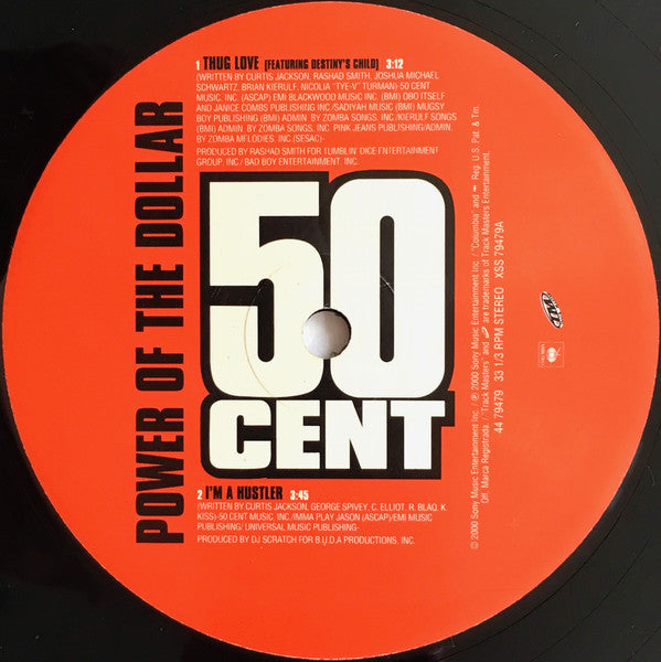 50 Cent : Power Of The Dollar (12", EP)