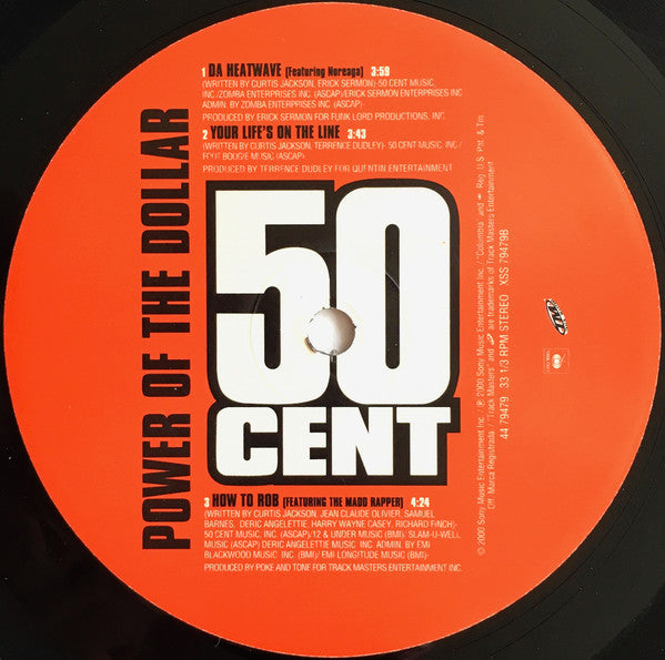 50 Cent : Power Of The Dollar (12", EP)