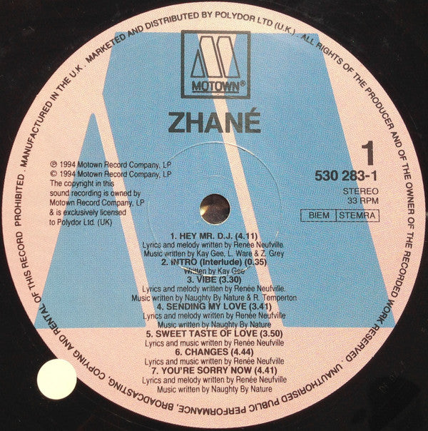 Zhané : Pronounced Jah-Nay (LP, Album)