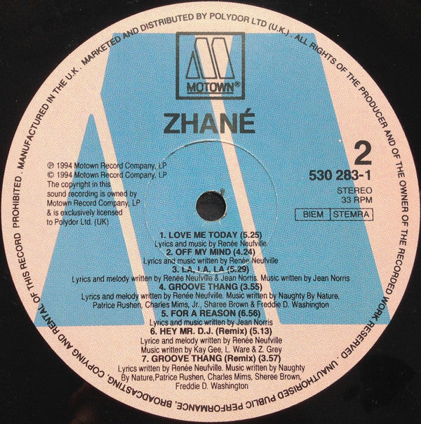 Zhané : Pronounced Jah-Nay (LP, Album)