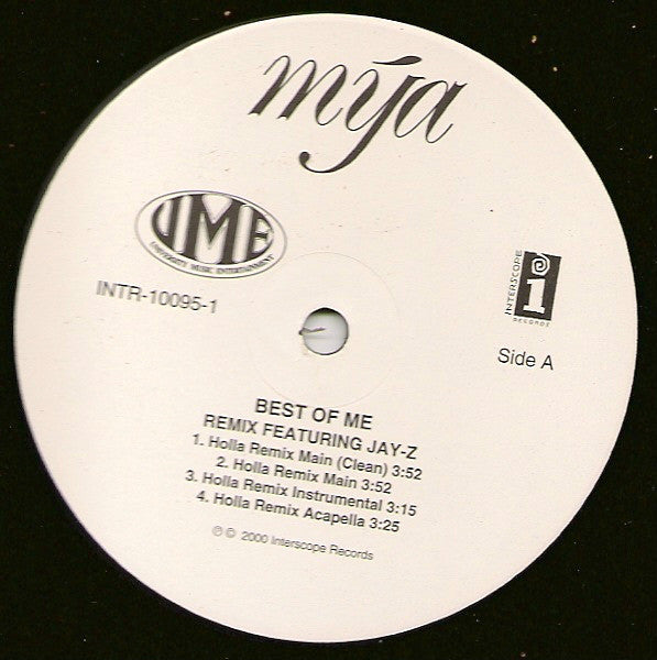 Mya Featuring Jay-Z : Best Of Me (Remix) (12")