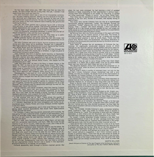 John Coltrane : The Art Of John Coltrane / The Atlantic Years (2xLP, Comp, RE, Gat)