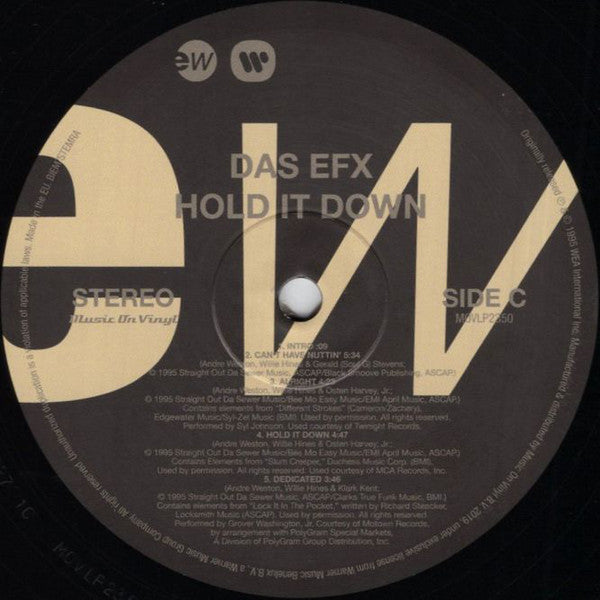 Das EFX : Hold It Down (2xLP, Album, RE, 180)