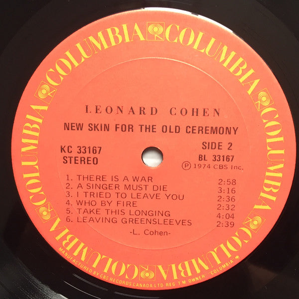Leonard Cohen : New Skin For The Old Ceremony (LP, Album)