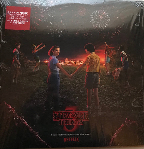 Various : Stranger Things 3 (Music From The Netflix Original Series) (LP, Comp + LP, S/Sided, Comp + 7")