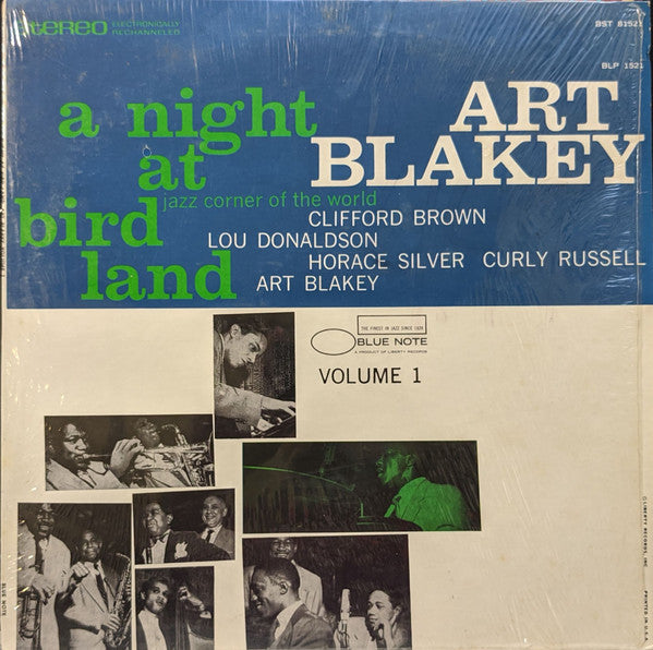 Art Blakey Quintet : A Night At Birdland Volume 1 (LP, Comp, RE)