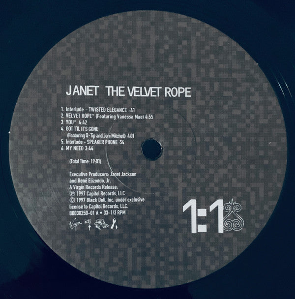 Janet Jackson : The Velvet Rope (2xLP, Album, RE)