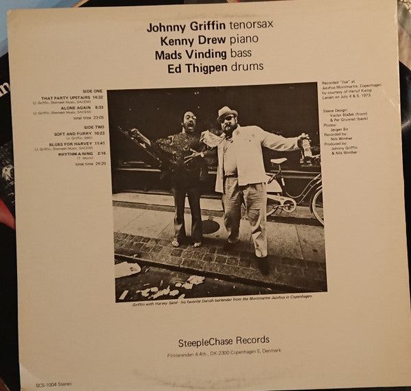 Johnny Griffin : Blues For Harvey (LP, Album)