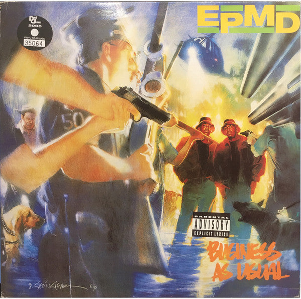EPMD : Business As Usual (LP, Album, Ltd, Num, RE, RM)