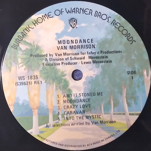 Van Morrison : Moondance (LP, Album, RE, Gat)