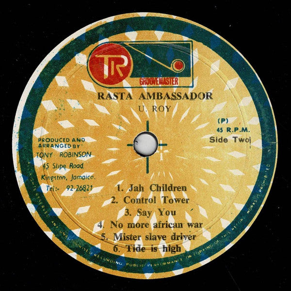 U-Roy : Rasta Ambassador (LP, Album)