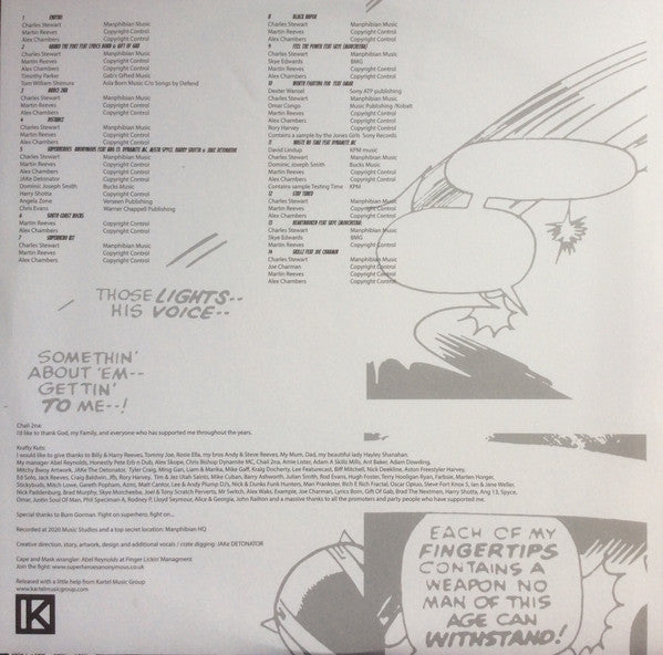 Chali 2NA, Krafty Kuts : Adventures Of A Reluctant Superhero (LP, Album, Ltd, Pur)