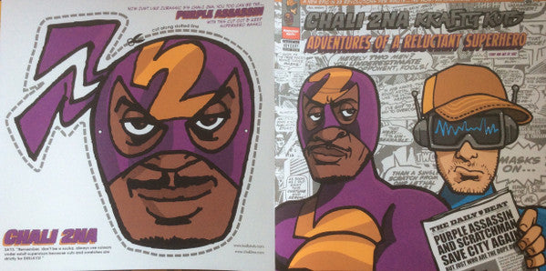 Chali 2NA, Krafty Kuts : Adventures Of A Reluctant Superhero (LP, Album, Ltd, Pur)