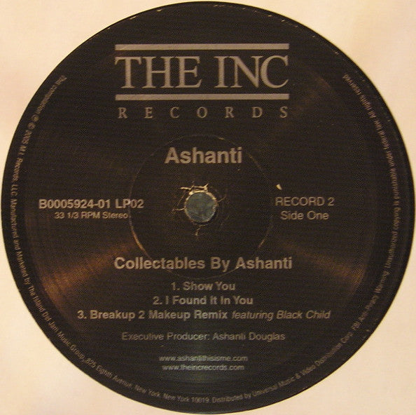 Ashanti : Collectables By Ashanti (2xLP, Comp)