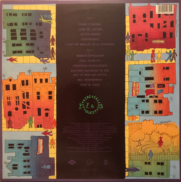 A Tribe Called Quest : People's Instinctive Travels And The Paths Of Rhythm (LP, Album)